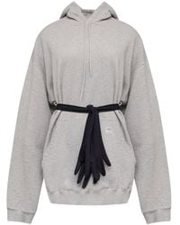 MM6 by Maison Margiela - Cotton Sweatdress - Lyst