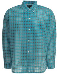 Beams Plus - Open Db Nylon Airy Plaid Light Nylon Casual Shirt - Lyst