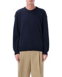 Roberto Collina - Trui Blauw - Lyst