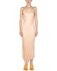 Philosophy Di Lorenzo Serafini - Asymmetrical Hem Dress With Round Neckline - Lyst