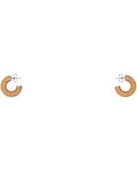 AMINA MUADDI - Embellished Metal Mini Cameron Earrings - Lyst