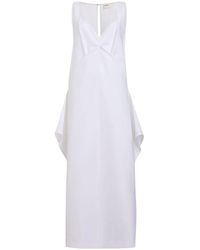 KHAITE - Weißes Kleid - Lyst