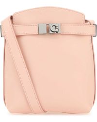 Ferragamo - Salvatore Pastel Leather Gancini Phone Case - Lyst