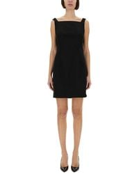 Givenchy - Crepe And Satin Dress - Lyst