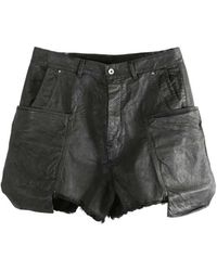 Rick Owens - Bermudas Cargo Con Dobladillo Deshilachado - Lyst