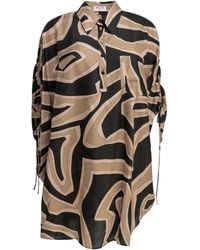 PUCCI - "Labirinto" Short Kaftan Dress - Lyst