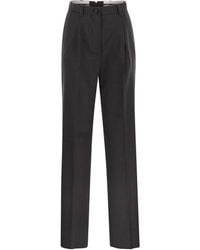 Max Mara - Salsa Straight Leg Trousers - Lyst
