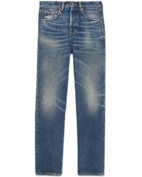 Saint Laurent - Authentic Slim Jeans - Lyst