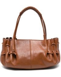 Hereu - Geraffte Arta Schultertasche - Lyst
