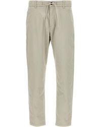 BOSS - Cotton Trousers Pantaloni-Uomo - Lyst