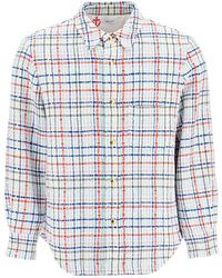 Thom Browne - Multicolor Gingham Tweed Shirt Jacket - Lyst