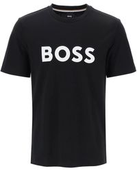 BOSS - TIBURT 354 LOGO PRINT T-shirt - Lyst