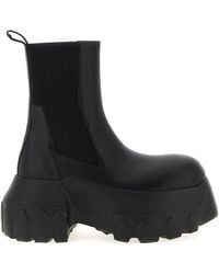 Rick Owens - 'Beatle Mega Tractor' Ankle Boots - Lyst