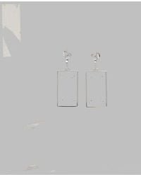 Maison Margiela - Rectangular Drop Earrings - Lyst