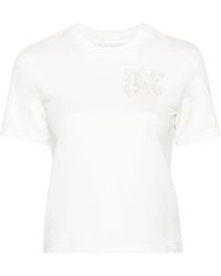 Palm Angels - Logo Cotton T-Shirt - Lyst