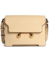 Marni - 'nieuwe Trunk' Ivory Lear Crossbody Bag - Lyst