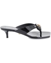 Versace - Gianni Lint Thong Mules - Lyst