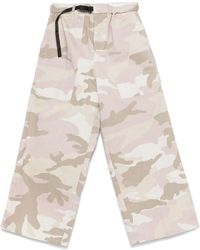 White Sand - Pantalon de coton imprimé de sable blanc camou - Lyst