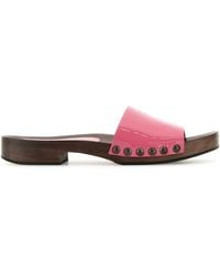 Miu Miu - Patent Leather Clogs - Lyst