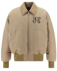 Palm Angels - Padded Bomber Jacket - Lyst