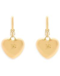 Dolce & Gabbana - Heart Charm Earrings For - Lyst