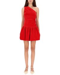 Patou - One-Shoulder Mini Dress "Bloomer" Effect - Lyst