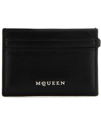 McQueen - Leather Sling Card Holder - Lyst