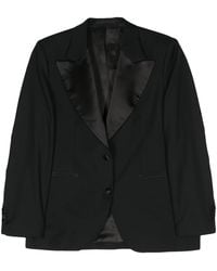 Officine Generale - Raya Jkt Itl Wo Wm Satin Col Clothing - Lyst