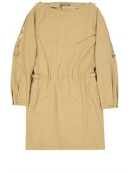 Alberta Ferretti - Wool Blend Mini Dress - Lyst
