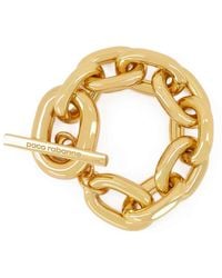 Rabanne - Xl Schakel Brac Armband Paco Goud Metaal - Lyst
