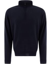 John Smedley - "Tapton" Pull à moitié zippé - Lyst