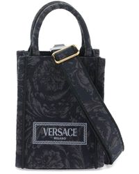 Versace - Borsa tote Athena Barocco mini - Lyst