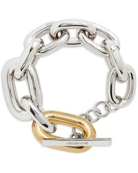 Rabanne - Pulsera de eslabones ovalados con eslabones de cadena - Lyst