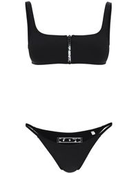 Off-White c/o Virgil Abloh - Bikini Set mit Reißverschluss und Logo - Lyst