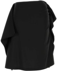 Loewe - Wool Skirt - Lyst