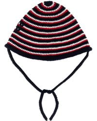Miu Miu - Embroidered Crochet Bucket Hat - Lyst