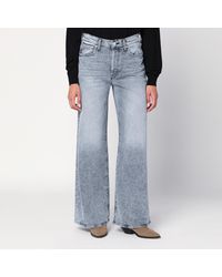 Mother - The Ditcher Roller Sneak Palazzo Jeans - Lyst