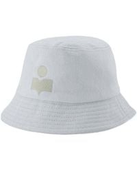 Isabel Marant - Haley Gb Hat Aqua Cotton - Lyst