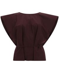 Alysi - Sleeveless Top With Belt - Lyst