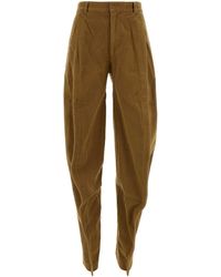 Y. Project - Caramel Stretch Velvet Pant - Lyst