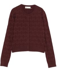 Tory Burch - Vest Met Ronde Hals - Lyst
