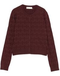 Tory Burch - Crewneck Cardigan By - Lyst