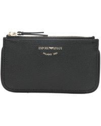 Emporio Armani - Leather Coin Case - Lyst