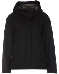 Herno - Cape-Jacke mit Kapuze - Lyst