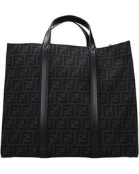 Fendi - Handbags Fabric/Palladium - Lyst