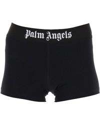 Palm Angels - Shorts deportivos con rayas de marca - Lyst