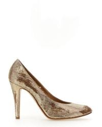 Maison Margiela - Pointed Toe Pumps With Striped Fabric Detail - Lyst
