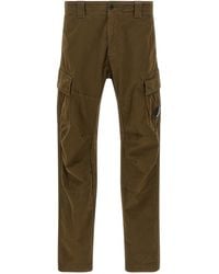 C.P. Company - C.P. Lente de pantalones de carga de la empresa - Lyst