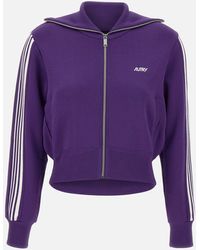 Autry - Haupt-Viskose-Mischung Lila Sweatshirt - Lyst