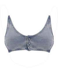 Y. Project - Invisible Gurt Crop Top mit Spaghetti - Lyst